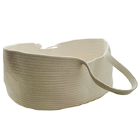 Panier de rangement pour bébé en corde de coton, organiseur pour vêtements de nouveau-né, pour la décoration du table à langer