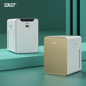Mini Refrigerador de 20L <span class=keywords><strong>con</strong></span> Panel de Acero Inoxidable y Doble Enfriamiento, Ideal para Dormitorios, Autos y Uso Doméstico, <span class=keywords><strong>con</strong></span> Espacio para Almacenamiento de Cosméticos, en Oferta - Product Image 4