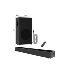 Loa siêu trầm di động hệ thống rạp hát tại gia 2.1 <span class=keywords><strong>Soundbar</strong></span> mới, công suất cao 80W, kết nối Bluetooth, dành cho tiệc tại nhà - Product Image 6