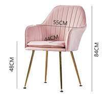 Chaise de salle à manger de style bistrot français en tissu d'extérieur moderne et bon marché, empilable, légère, pour la maison, le bar, l'appartement