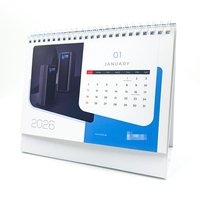 Calendrier de l'Avent de style traditionnel personnalisé 2027, 12 mois, 365 jours, calendrier de bureau pour entreprise