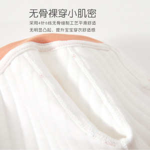 Combinaison en coton pour bébé, épaisse, en pur coton, unisexe, vêtements de nuit pour le printemps et l'automne - Product Image 3