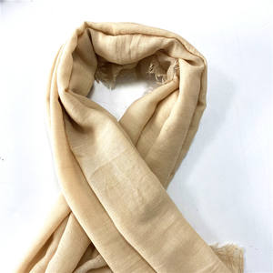 Pañuelo Hijab de Algodón con Efecto Arrugado, Color Sólido, para Mujeres Musulmanas, Temporada de Primavera, Transpirable, Suave al Tacto, Marca <span class=keywords><strong>Weiwei</strong></span>, 180x100cm - Product Image 4