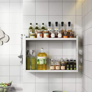 Estante de Especias Multicapa para Montar en la Pared, 6 Niveles, Fácil de Limpiar, Estante de Almacenamiento de Cocina para Aceite, Sal, Salsa de Soya, Vinagre - Product Image 3