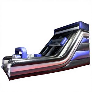 WINSUN Grand toboggan gonflable commercial en PVC à double voie pour adultes et enfants, idéal pour les centres commerciaux et les jardins - Product Image 1