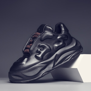 Nuevas Zapatillas Deportivas Casuales para Hombre Explosions, Color Sólido, con Suela Gruesa Reforzada, Parte Superior de Malla, Cómodas para el Verano - Product Image 3