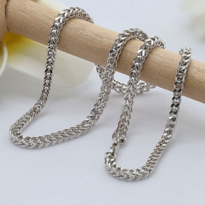 Paston Hiphop Ketting Ketting 925 Zilver Trendy Ketting Dagelijkse Kleding Cadeau Voor Mannen En Vrouwen Zonder Stenen Ketting - Product Image 4