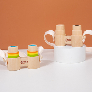 Tùy Chỉnh Ngoài Trời Chơi Khoa Học Và Giáo Dục Đồ Chơi Trẻ Em Montessori Kính Thiên Văn Bằng Gỗ Ống Nhòm Với Ống Kính - Product Image 6