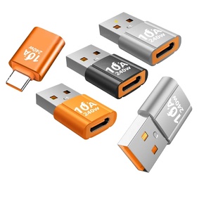 <span class=keywords><strong>Adaptador</strong></span> <span class=keywords><strong>OTG</strong></span> <span class=keywords><strong>USB</strong></span> Tipo-C Hembra a <span class=keywords><strong>USB</strong></span> Macho de 10A, 240W, Convertidor de Aleación de Aluminio, Cargador de Transferencia para Teléfono 15/14 Pro para S25 - Product Image 1