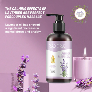 Aceite de Masaje de Lavanda de Marca Propia, Mezcla de Aceites Esenciales Puros para un Masaje Corporal Relajante - Product Image 3