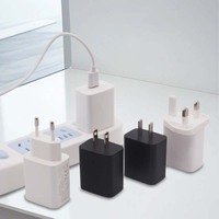 Chargeur rapide 18W QC3.0 5V3A, adaptateur de voyage, chargeur USB, prise US EU UK, certifié CE FCC UKCA, pour ordinateurs portables, tablettes, téléphones, appareils électriques