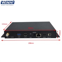 Boîtier TV RK3588 Android 13.0 4K UHD avec sortie HDMI, module 4G et lecteur multimédia CMS pour affichage numérique en réseau étendu