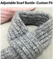 Écharpe en polyester et coton unie pour animaux de compagnie, accessoires d'hiver pour chiens et chats, boucle réglable, OEM ODM disponible en gros