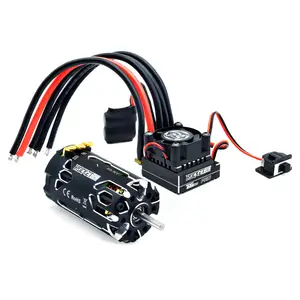 לעלות תחביב rc רכב חלקי 380 sensored brushless dc מנוע w/TS80A ESC קומבו עבור 1/12th 1/14th rc מכוניות