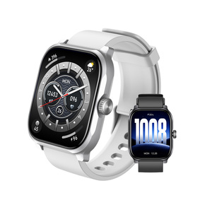 OEM/ODM Unisex Smart <b>Watch</b> AI Voice Assistant Answer Calls Square TFT Display 320x386 Resolution Silica Gel Band Alarm Clock - Product Image 1