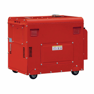 เครื่องกำเนิดไฟฟ้าสำหรับใช้ในบ้าน 5kw 5.5Kw 7kva แบบสามเฟส เงียบ พร้อมล้อเลื่อน - Product Image 4
