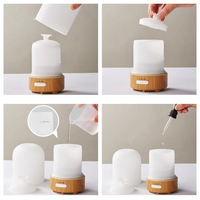 Diffuseur d'arômes électrique de luxe pour la maison, le bureau et l'hôtel, petit diffuseur de parfum en verre pour huiles essentielles, rechargeable
