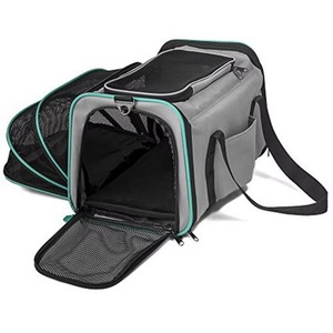Sac de transport souple pour animaux de compagnie (chiens et chats) approuvé par les compagnies aériennes IATA, extensible, fabriqué en usine BSCI - Product Image 5