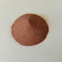 Sable abrasif de grenat marin, granulométrie 80-120 mesh, pour découpe jet d'eau haute précision et préparation de surface, média abrasif industriel