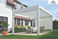 Tonnelles de gazebo automatiques modernes pour l'extérieur Pergola extérieure en aluminium pour stores pare-soleil Auvent auvent rétractable