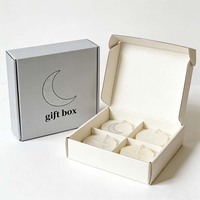 Caja de Embalaje para Regalos, Cintas, Bufandas, Cosméticos, Brochas de Maquillaje, Calcetines, Caja de Papel Resistente, Reciclable, Personalizada, Económica, al por Mayor