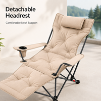 Chaise de camping pliable moderne de style coquille de lune pour l'extérieur, la plage, les pique-niques, les dîners, les ateliers, la pêche et les loisirs