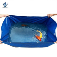 Bâche enduite de PVC de tissu de polyester de toile d'aquarium d'eau ignifuge résistant aux hautes températures
