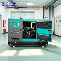 Générateur diesel super silencieux SinoShine 200KW 250KVA, 400V AC triphasé 50Hz, refroidi par eau, groupe électrogène ATS pour utilisation en cas de panne de courant à l'hôpital