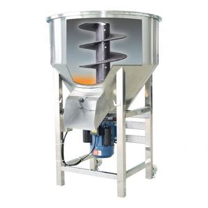 Thickened Stainless Steel <b>Feed</b> Mixer, Small Household Plastic Pellet Mixer for Livestock Farms and Seeds. - Product Image 2