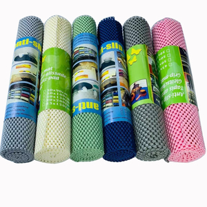 Cuscinetto antiscivolo in rete di plastica PVC rivestito in pvc OEM di fabbrica per tappeti tappetino antiscivolo per tappeti spessi - Product Image 2
