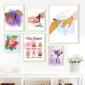 <span class=keywords><strong>โปสเตอร์</strong></span>และภาพพิมพ์ลาย<span class=keywords><strong>ดอกไม้</strong></span>ยาทาเล็บแฟชั่นสำหรับตกแต่งบ้านห้องเด็กผู้หญิงที่ทันสมัย - Product Image 4
