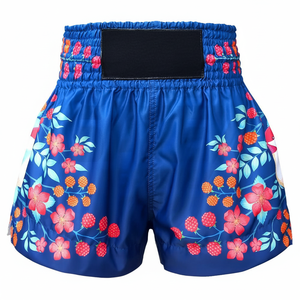 Pantalones Cortos de Muay Thai y Kick Boxing Personalizados, Impresos, Elásticos, Transpirables y Duraderos en Colores Degradados - Product Image 1
