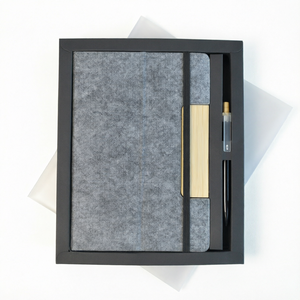 Set de Cuaderno A5 de Corcho con Bolígrafo, Diario Minimalista Ecológico, Logotipo Personalizado, Impresión UV, Regalo Promocional - Product Image 1