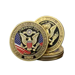 Suvenir Promosi koin logam peringatan dapat disesuaikan hadiah logo dua sisi
