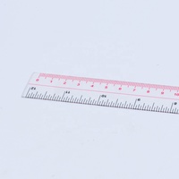 Règle en plastique de bureau d'étudiant personnalisée règle d'achat scolaire outil de mesure en plastique règle de bureau d'école