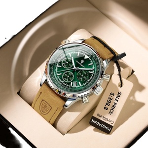 POEDAGAR Top Luxury Men <b>Clock</b> Waterproof Luminous Date Chronograph Sports Man Wristwatch Leather Men's Quartz Watches Male Reloj - Product Image 1