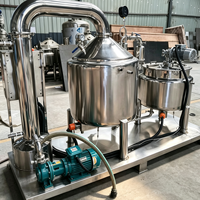 Sugar Syrup Thickener Vacuum Low Temperature Vacuum Evaporator Concentrator Sugar Syrup Evaporator Sugar Syrup Concentrator