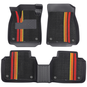 Alfombrillas de Coche Personalizadas de Dos Capas con Logotipo, 4 Piezas, para Todo Clima, 3D TPE, Juego Completo de Alfombrillas para el Suelo del Coche y Alfombrilla para Maletero para Toyota Yaris Sedán - Product Image 1