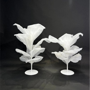 Centro de Mesa de Lujo Reutilizable para Bodas y Banquetes, con Flores Artificiales de Seda Pintadas a Mano, Diseño de <span class=keywords><strong>Árbol</strong></span> de Flores - Product Image 1