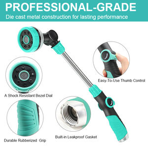 Pistola de Agua con Boquilla de Manguera de 19 Pulgadas de Largo, 8 Patrones de Rociado, Varilla de Riego para Jardín, para Regar Macetas Colgantes y Arbustos - Product Image 3
