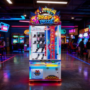 Máquina de Juego de Premios LEON, Máquina de Grúa de Premios que Funciona con Monedas, Salida de Tickets, Plástico, Certificación CE, 1 Año de Garantía - Product Image 4