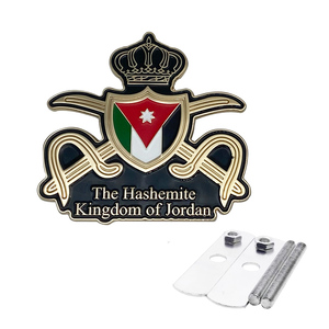 Thiết Kế Tùy Chỉnh Sliver Mạ Mate Kết Thúc <span class=keywords><strong>St</strong></span> <span class=keywords><strong>Christopher</strong></span> Xe Lưới Tản Nhiệt Huy Hiệu Biểu Tượng - Product Image 6