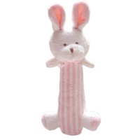 Jouet pour chien en peluche enrichissant, écologique et non toxique, ours, lapin, bâton à mâcher, hochet, couineur pour le broyage des dents, jeu interactif