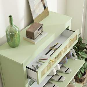 Combohome legno/MDF <span class=keywords><strong>scarpiera</strong></span> con 2 Flaps regolabile <span class=keywords><strong>scarpiera</strong></span>/<span class=keywords><strong>cassettiera</strong></span> per 12 paia di scarpe - Product Image 6