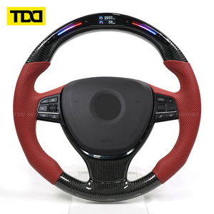Volante Deportivo TDD Real de Fibra de Carbono con LED, Compatible con BMW Serie E - Product Image 3