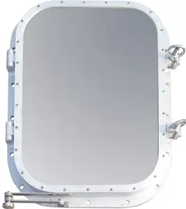 marine fixed bolted rectangular aluminium window for wheel house for boat ship