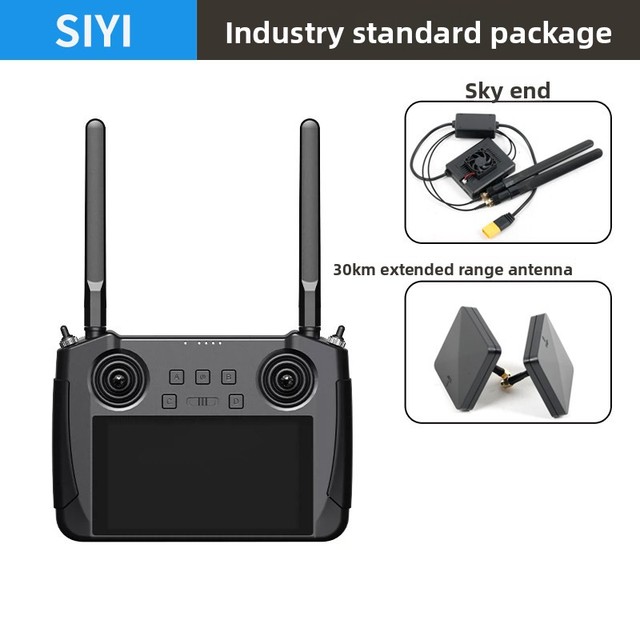 Siyi MK15 Remote Control for Model Aircraft with 5.5-Inch HD 1080P Display Screen and 20km Image Transmission Distance