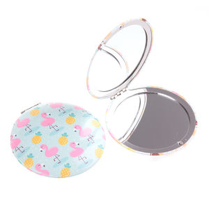 <span class=keywords><strong>Mini</strong></span> miroir de vanité rond en aluminium, <span class=keywords><strong>UFO</strong></span>, Portable, Double face, pliable, fabrication - Product Image 1