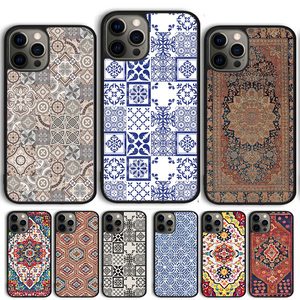 <span class=keywords><strong>Coque</strong></span> de téléphone à carreaux floraux anciens pour <span class=keywords><strong>iPhone</strong></span> 15 16 Cover 14 13 Pro Max 12 Mini 11 Pro Max X <span class=keywords><strong>XR</strong></span> XS Max Plus shell - Product Image 1