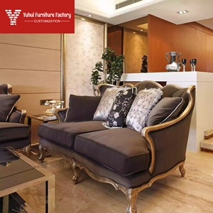 century Modern <strong>Neo</strong>-classical Postmodern Fabric Sofa Set for Large and Small Apartments Living Room Solid Wood Simple Sofa <strong>Luxury</strong> - Product Image 4